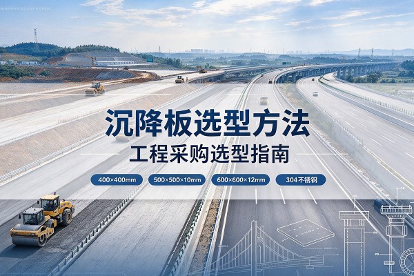 崇州沉降板选择方法