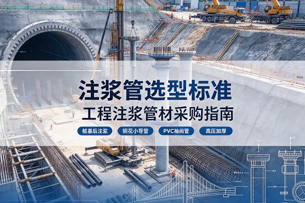 崇州注浆管选型标准