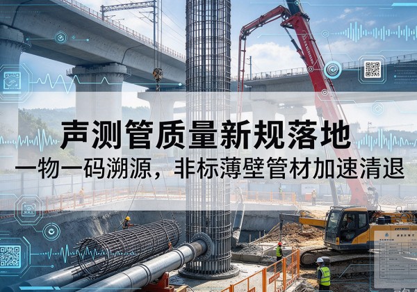 崇州声测管质量新规落地，一物一码溯源，非标薄壁管材加速清退